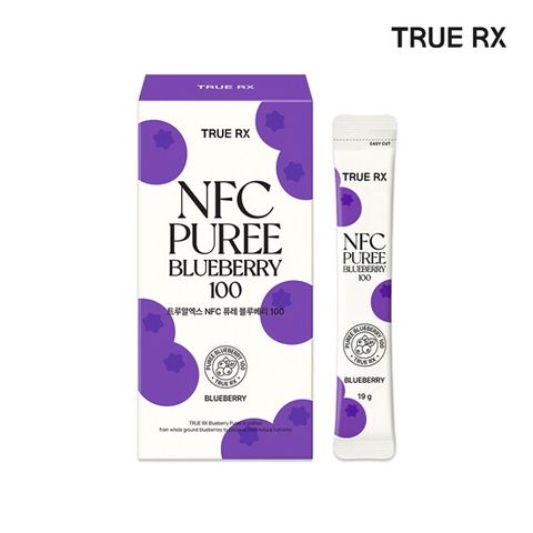 ♥1박스♥트루알엑스 NFC 퓨레 블루베리 100(19g x 14포 x 1박스)