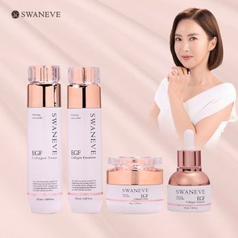 스와니브 egf 콜라겐 4종 기초 1세트(토너+에멀전+앰플+영양크림)