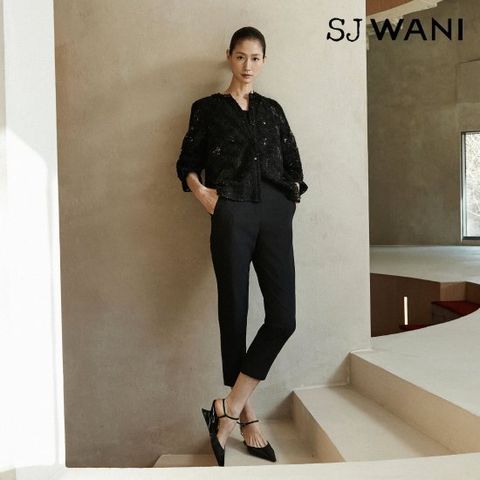 SJ와니 26SS 크롭 사브리나 백 밴딩 팬츠 1종 (골프)