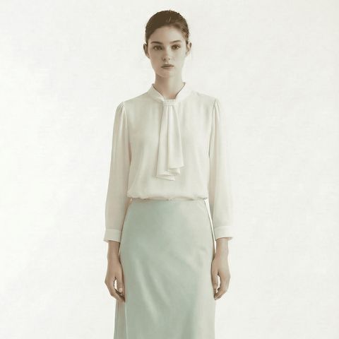 (B)마르조 26SS 스카프넥 블라우스 3종(+스카프 1종)