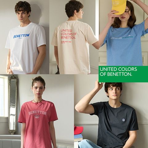 26SS 베네통 남녀공용 반팔티셔츠 5종