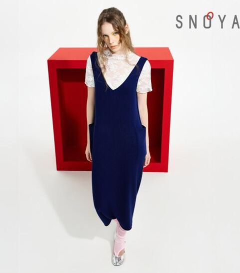 [SNOYA]스노야 26SS 메리노울100% 홀가먼트 롬퍼 원피스