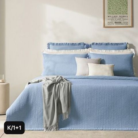 노르디아 60수 피그먼트 줄누비 스프레드 K 1+1