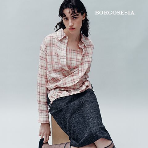 26S/S 크링클 체크앙상블 2종