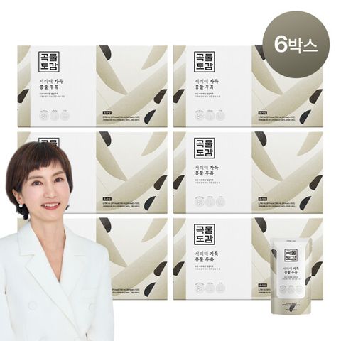 [곡물도감]무가당 서리태 가득 콩물 두유 총 90팩(총 6박스)