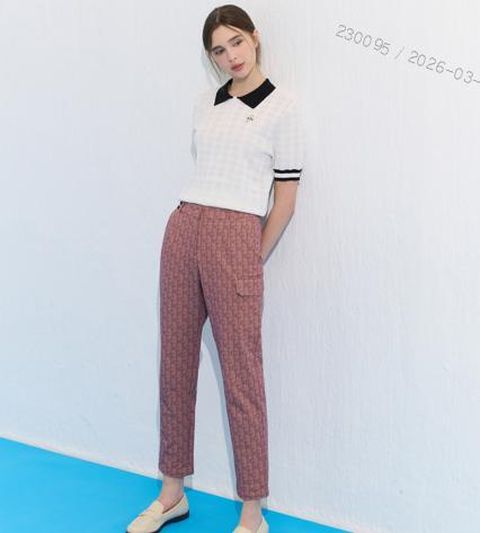 ○ 까스텔바작 26SS 여성 메종 릴렉스 원턱 팬츠 2종
