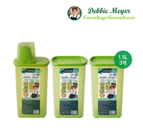 드라이앤프레쉬박스(잡곡통) 그린 3종 (행사)