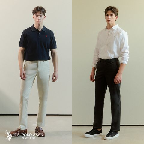 [앱10%] [U.S POLO ASSN.] 26SS 프레시 코튼팬츠 2종 남성