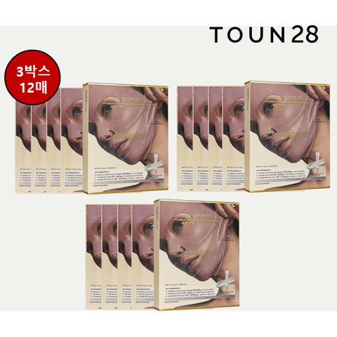톤28 펩타시카 리프팅 글로우 랩핑 마스크 3박스 (총12매)