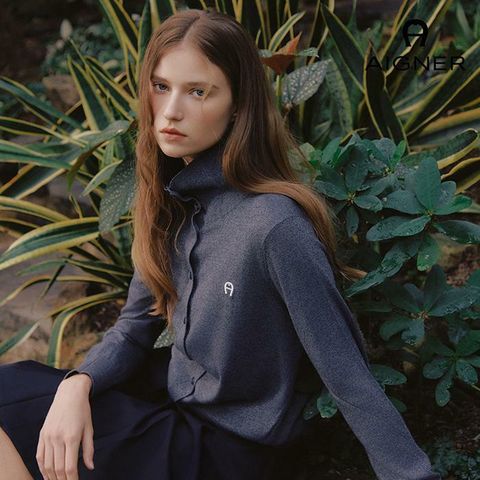 [삼성카드5%할인]아이그너 하이넥 버튼 가디건