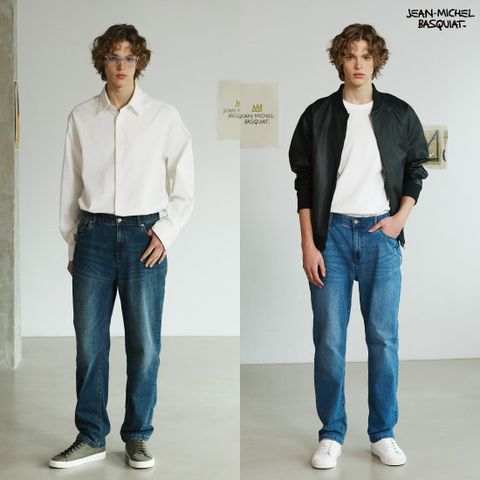 바스키아 26SS 남성 컬러웨이 오버다잉 데님팬츠 1종