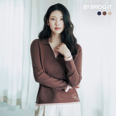 ○(런칭가 69,900원) 26SS 인견 블렌드 카라 풀오버 3종