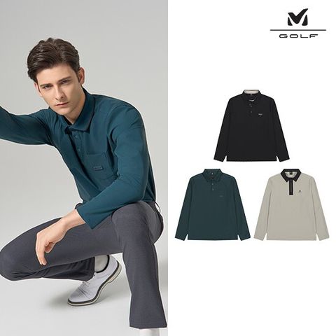 ○ 밀레골프 26SS 남성 긴팔카라티 3종