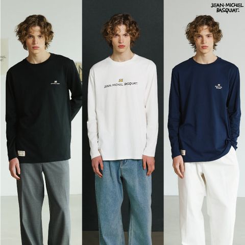 바스키아 26SS 남성 아트워크 긴팔티셔츠 3종