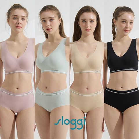 슬로기 26SS NEW 투톤 보정 브라팬티 4세트