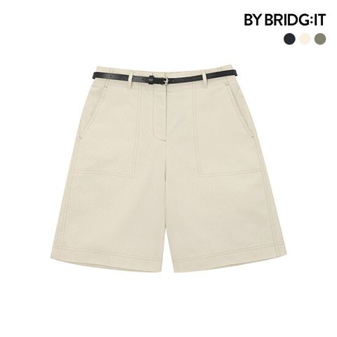 ◎ 26SS 옥스포드 코튼 100 스티치  하프팬츠 3종(+벨트)