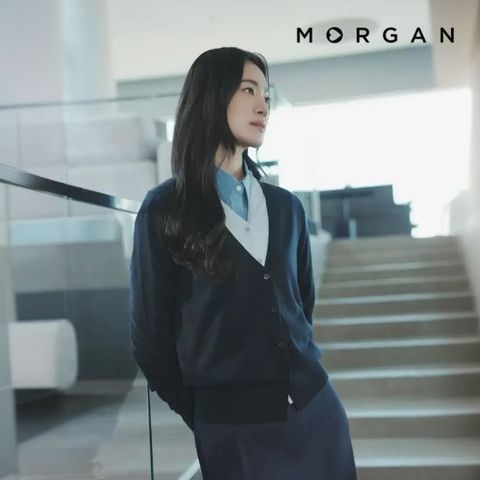 모르간 26SS 레이어드 니트가디건 2종