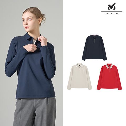 ○ 밀레골프 26SS 여성 긴팔카라티 3종