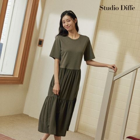 스튜디오 디페 26SS 코튼 스웻 캉캉 원피스 1종