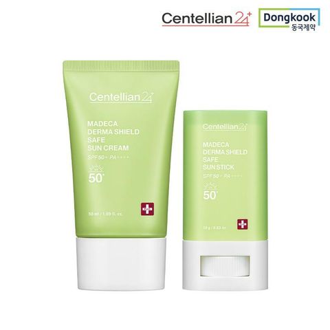 [삼성카드5%할인]동국제약 더마쉴드세이프선크림 50ml*1개 + 마데카 쿨링 선스틱 18g*1개 