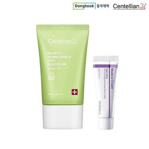 [삼성카드5%할인]동국제약 더마쉴드세이프선크림 50ml*1개 + 마데카크림 타이트리프팅 15ml*1개
