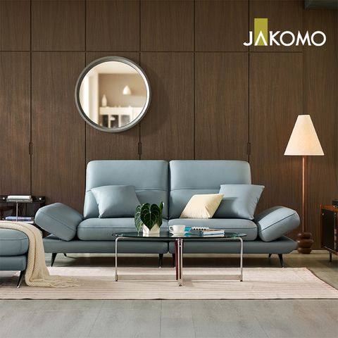 토파즈 3인 기능성 피아나 이태리 통가죽 천연면피 소가죽 소파+스툴