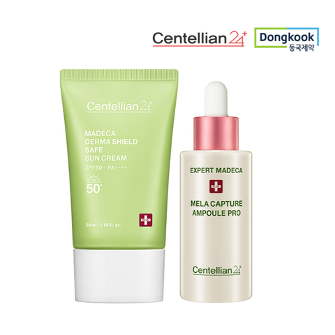 [삼성카드5%할인]동국제약 더마쉴드세이프선크림 50ml*1개 + 멜라캡쳐앰플프로 30ml*1개 