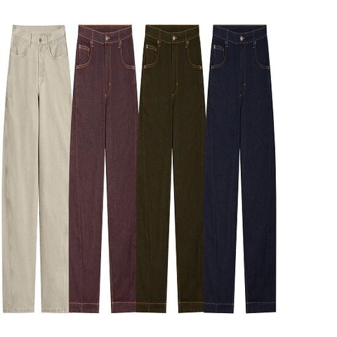 ◎ 아쿠아리모네 26SS 남성 논페이드 데님 팬츠