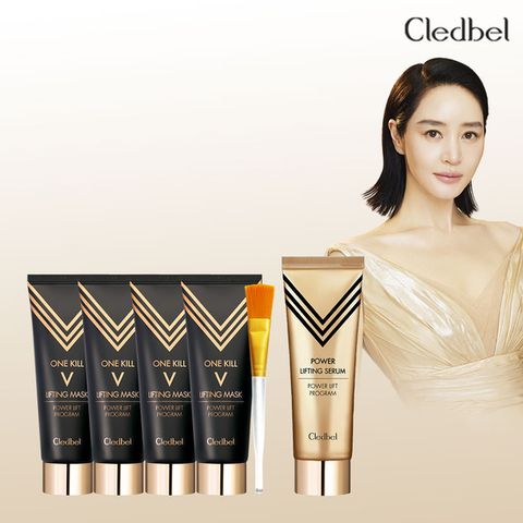 끌레드벨 골드리프팅팩 본품4+대용량 세럼1