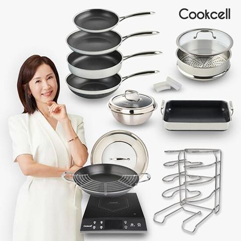 [현대1등]쿡셀 세라믹 블랙에디션 통3중 스텐팬 매니아패키지