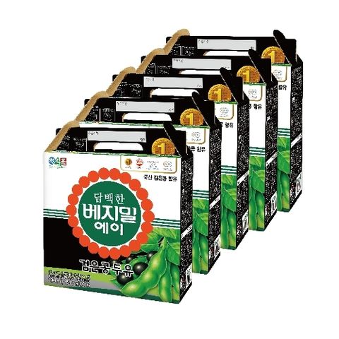 [베지밀] 담백한 베지밀 A 검은콩두유 190ml*80팩