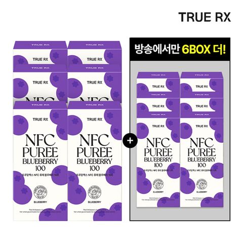 [방송에서만]NFC 퓨레 블루베리 100 6+6박스