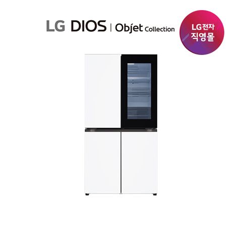 LG디오스 오브제 노크온 5도어 원매직 냉장고 T875MHH412