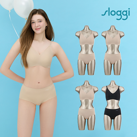 [끈조절&노후크] 누디 캐미형 브라팬티