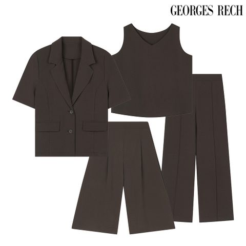 ○26SS 시그니쳐 크링클 썸머 셋업 4종 (자켓+이너+팬츠+큐롯)