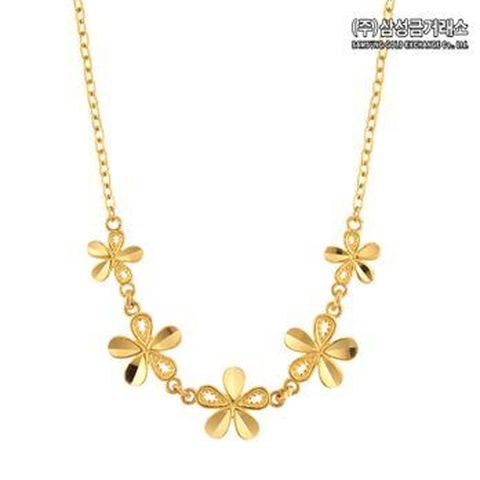 (주)삼성금거래소 24K 순금 라일락 목걸이 5.625g