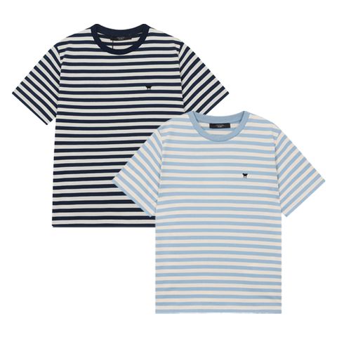 VENACO 베나코 코튼 스트라이프 티셔츠