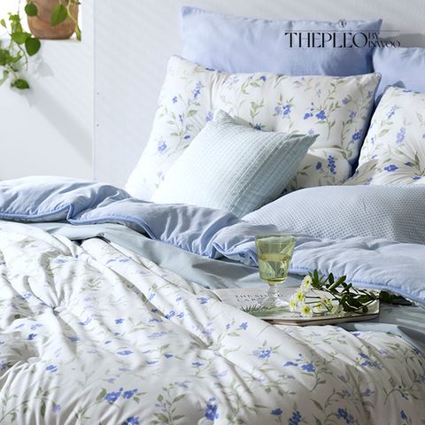 (방송에서만) 더플레오 봄 차렵이불SS 2장+경추베개+베개커버