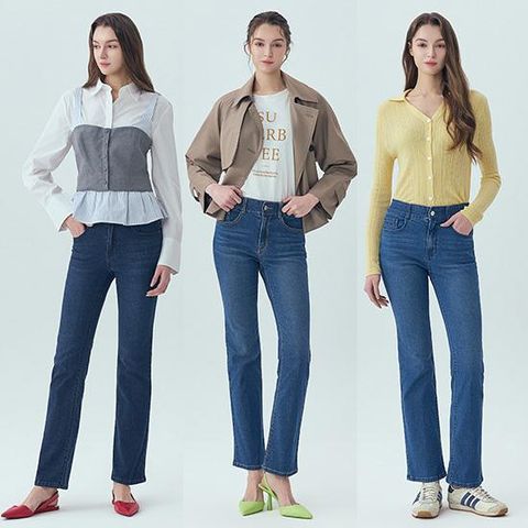 봄 뱅뱅 여성 라이크라 데님 3종