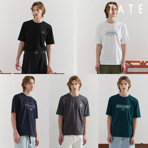 테이트 26SS 남성 아트웍 티셔츠 5종