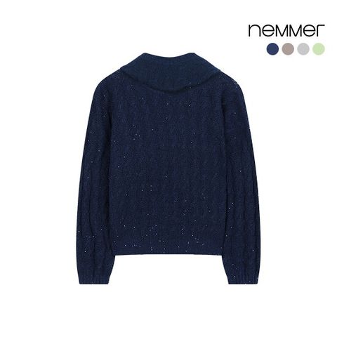 25FW 캐시미어혼방 시퀸 니트+ 바라클라바 SET