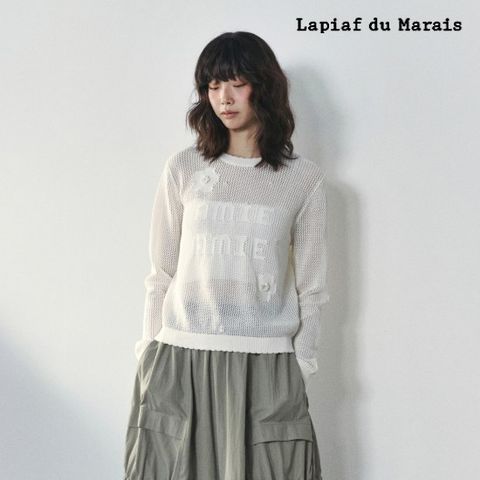 라삐아프 26SS 레터링크로쉐니트