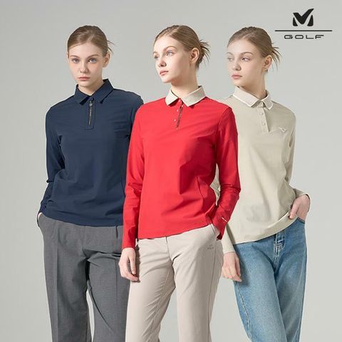 [삼성카드5%할인]밀레골프 26SS 긴팔카라티셔츠 3종 여성