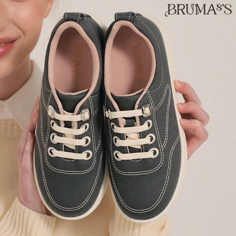 브루마스 쿨 메리노울 운동화 그레이(울98%)