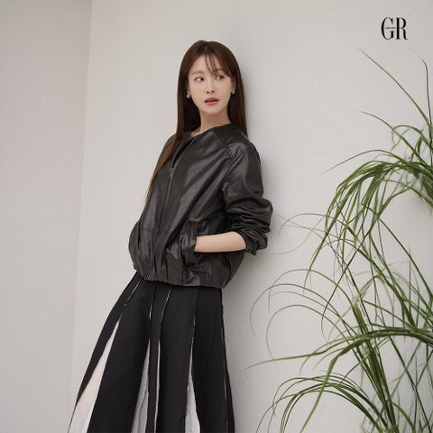 ○26SS 이태리 램스킨 블루종 자켓