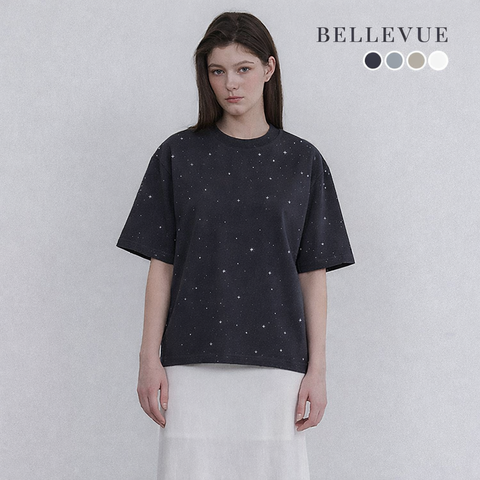 [온플]26SS 글리터 핫픽스 티셔츠