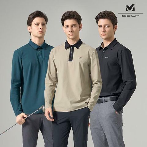 [삼성카드5%할인]밀레골프 26SS 긴팔카라티셔츠 3종 남성