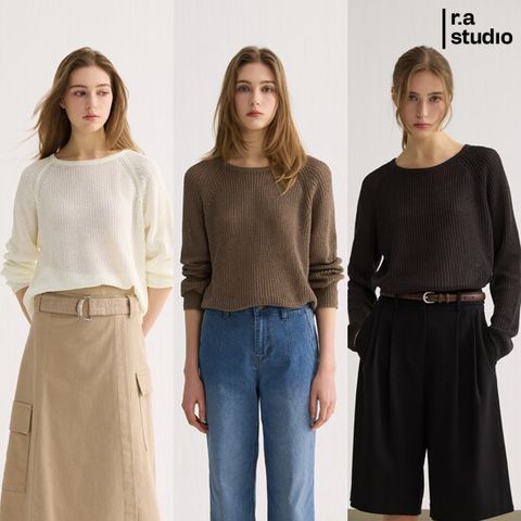 라스튜디오 26SS 크로쉐 니트 3종