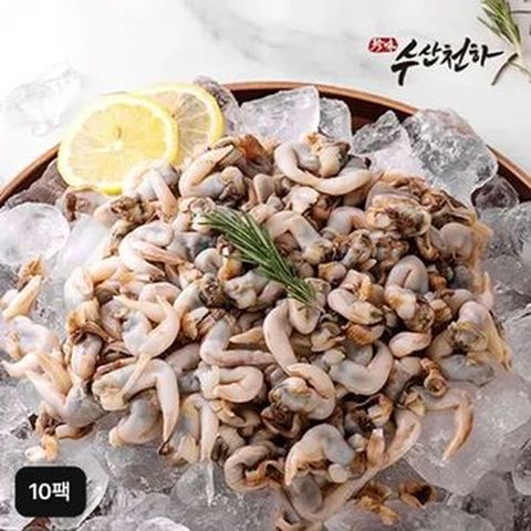 수산천하 자연산 순살 새조개 100gX10팩