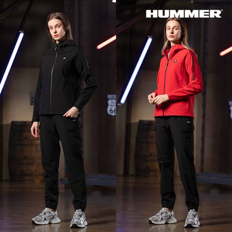 [HUMMER] 26SS 여성 우븐테크 트랙수트 셋업 2종